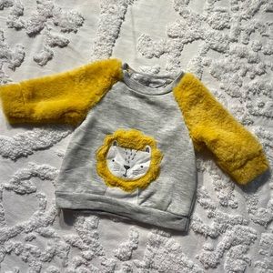 Fuzzy Lion Sweatshirt